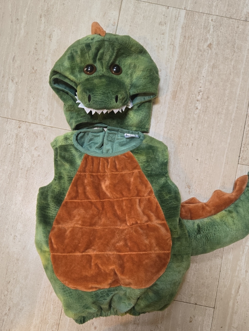Spirit Green Dinosaur Costume with Hood